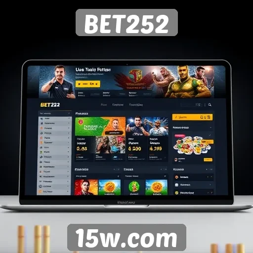 Análise da interface do usuário no BET252